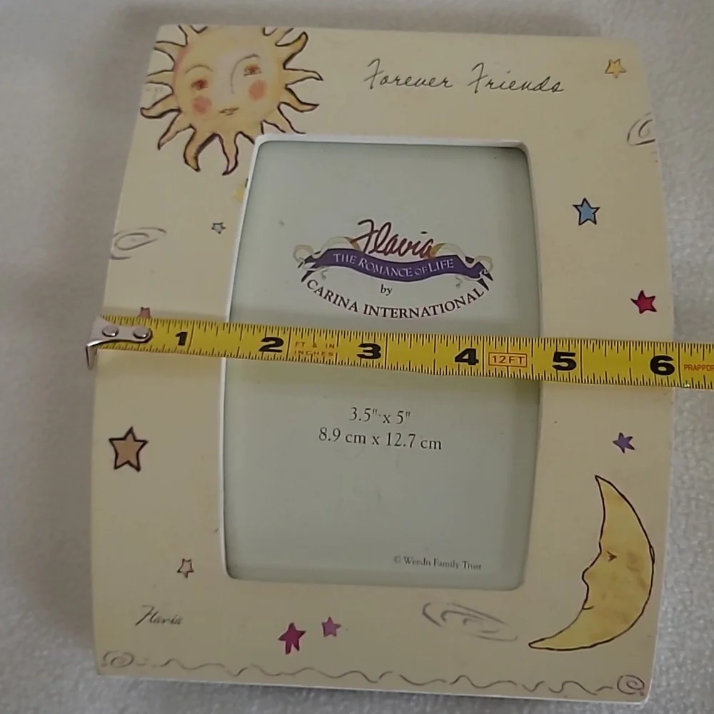 Flavia Picture Frame Photo Forever Friends Sun Moon Stars 6